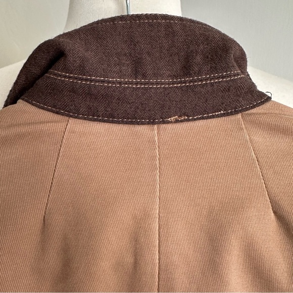 COLDWATER CREEK Western Camel Tan Cotton Stretch Blazer Jacket Equestrian 14 - Picture 7 of 13
